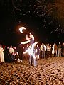 Fire Spinning Pair