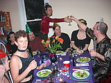 At the Table - Salad - Laura - Stefan - Mark - Tracy - Garwood
