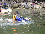 Cardboard Kayak Race