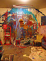 Paint on Smashed Wall - Fey Abbey