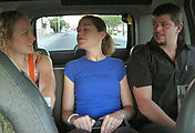 Saturday - In Taxi - Liz - Jennifer - Nelson - Matt