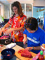 Pig Roast - Sunday - Making Poke - Nory Leo