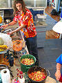 Pig Roast - Sunday - Making Cole Slaw - Leo