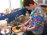 Pig Roast - Sunday - Making Poke - Laura