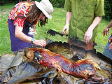 Pig Roast - Sunday - Carving Pig - Leo