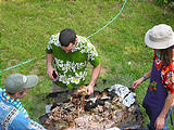 Pig Roast - Sunday - Carving Pig - Avi Leo