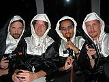 Inside Bus - Barry - Kevin - Mez - Lars (Photo by Wags)