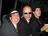 Inside Bus - Ian - Geoff - Erika (Photo by Wags)