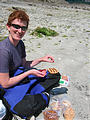 Lunch Stop - Pylades Island - Laura's Special Peanut Butter, Jelly, and Pretzel Sandwich