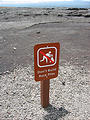 Halemaumau Volcano - Sign - Don't Build Rock Piles