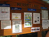 Merritt Lake Trail Hike - Sign