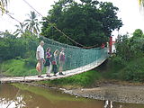 Suspension Bridge to La Peñita