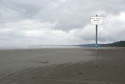 Beach - No Driving Sign