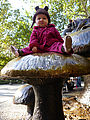 Central Park - Alice in Wonderland Statue - Lyra - Mushroom