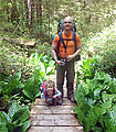 Hike - Boardwalk - Lyra - Geoff - Boardwalk - Backpacking (Photo by Laura)