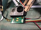 DJI Phantom - GoPro HERO3+ Black - FatShark Attitude SD Transmitter