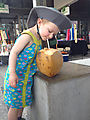 Townsville - Market - Coconut - Lyra (Photo by Laura)