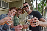 Whitsundays - Long Island Resort - Drinks - Laura - Liz - Joel