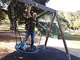 Melbourne - Middle Park - Swing - Lyra - Geoff (Photo by Laura)