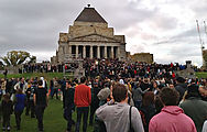 Melbourne - ANZAC Day Ceremony (Photo by Laura)