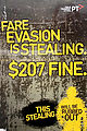 Melbourne - Tram - Poster - Fare Evasion is Stealing