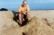 Relaxing - Geoff's Big Sandcastle