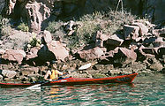 Geoff in Kayak (Isla La Partida)