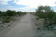 Approaching San Felipe - Trash Along Road (12/30/2001 9:10 AM)