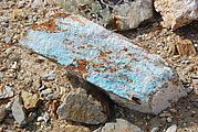 Turquoise Mine Site - Green Rocks