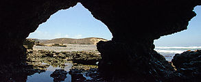 Beach near El Rosario - Tidepool - Cave
