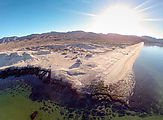 Playa Morro Blanco - Bahía San Rafael - Beach - Sportsmobile - Looking Southwest (aerial photo)