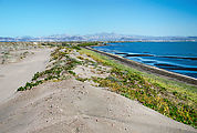 Baja - Peninsula el Mogote - South Side - Road - Shore - Looking East - La Paz in the Distance