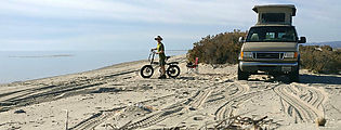 Baja - Estero Percebú - Sand Island - Beach - Campsite - Sportsmobile - Bike