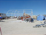 Costco Barn - Frame (Burning Man 2004)