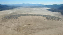 Playa - Black Rock City from the Air