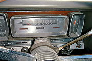 1963 Lincoln Continental Convertible - Dash Close Up