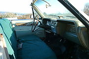 1963 Lincoln Continental Convertible - Interior Front From Right