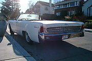 1963 Lincoln Continental Convertible - Rear Left