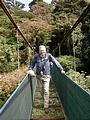 Monteverde - Sky Walk - Suspension Bridge - Ken (photo by Dottie) (Jan 2, 2005)