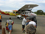 Tamarindo - Airport - Flight to San José (photo by Dottie) (Jan 6, 2005)