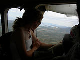 Flight to San José (photo by Dottie) (Jan 6, 2005)