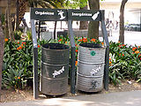 Chapultepec Park - Trash Cans
