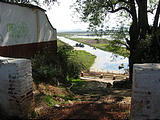 Eronga - The shore of Lake Pátzcuaro has been drifting farther from town as the lake receeds.