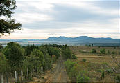 Lake Pátzcuaro - View of Lake from Brian's Driveway - Driving East from Ranch Madroño to Eronga