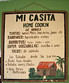 La Manzanilla - Homestay - Mi Casita Restaurant Sign