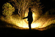 Rancho Madroño - Night - Big Light - Geoff (photo by Brian)