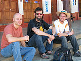 Eronga - Geoff, Brian, Lars (photo by Marie)