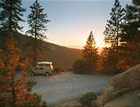 Camping Near Shaver Lake Sunset - Sportsmobile (October 03, 2004 6:32 PM)