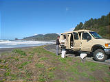 Sportsmobile: Lunch by The Shore Del Norte Coast Redwoods State Park