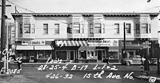 (1956) 426-432 15th Ave E - Capitol Hill Drugs, Ben Bean Hardware, Hair Salon
